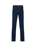 Jean homme brodé en denim, taille mi-haute | Brock