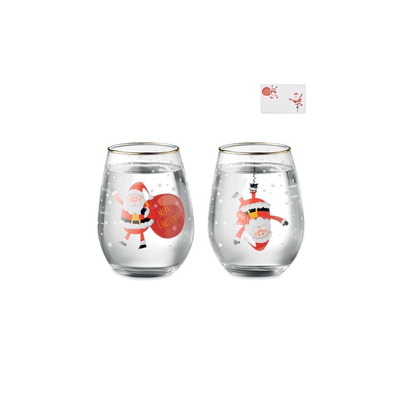 Set de 2 Verres de Noël Élégants