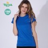 T-Shirt Femme Couleur Éco-responsable WCS150 "Keya" Matières : coton Taille textile : XL Couleurs : bleu marine goodies publicit