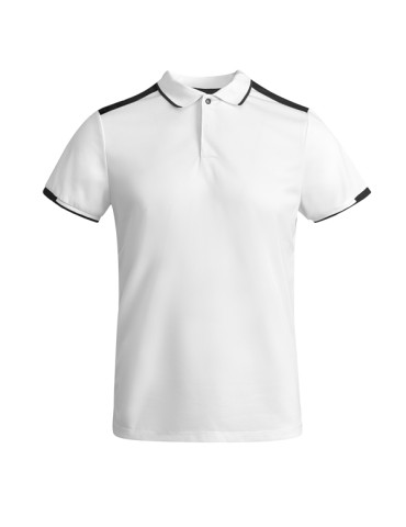 Polo bicolore antibactérien 140 g/m², textile publicitaire | Tamil