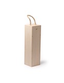 Coffret à vin personnalisé en bois avec poignée MARNE