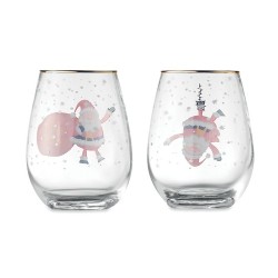 Set de 2 Verres de Noël Élégants 2