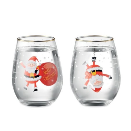 Set de 2 Verres de Noël Élégants