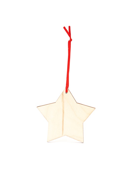 Ornement de Noël publicitaire en bois, goodies | Jingle