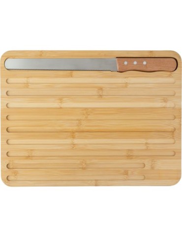 Planche à Pain en Bambou - Cadeau Pratique Personnalisée pas cher
