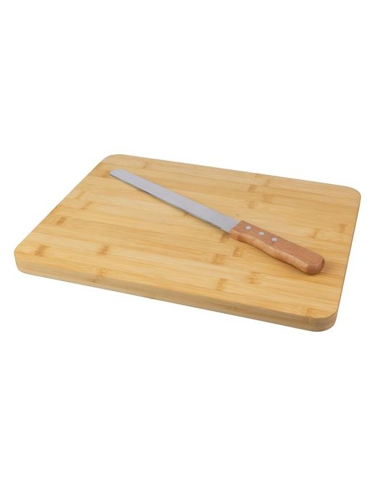 Planche à Pain en Bambou - Cadeau Pratique Personnalisée pas cher