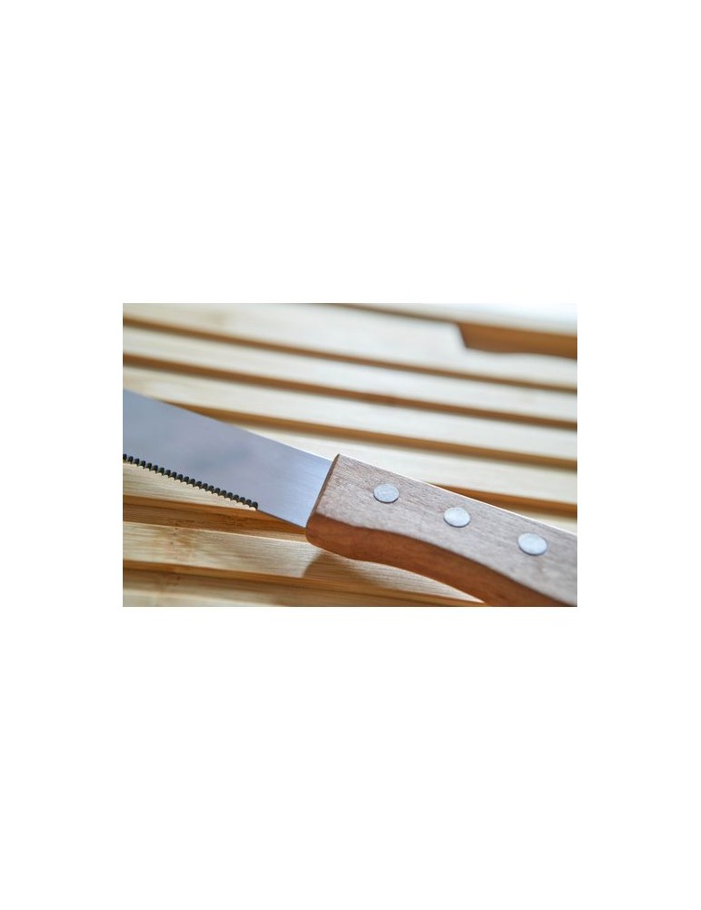 Planche à Pain en Bambou - Cadeau Pratique Personnalisée pas cher