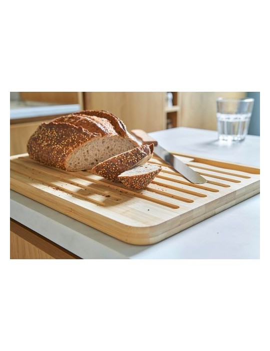 Planche à Pain en Bambou - Cadeau Pratique Personnalisée pas cher