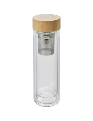 Bouteille isotherme en verre personnalisée Vicente - 420 ml pas cher 2