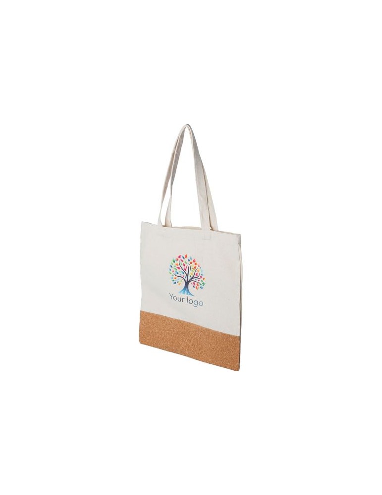 Sac Shopping en Coton et Liège Personnalisé - Dalia
