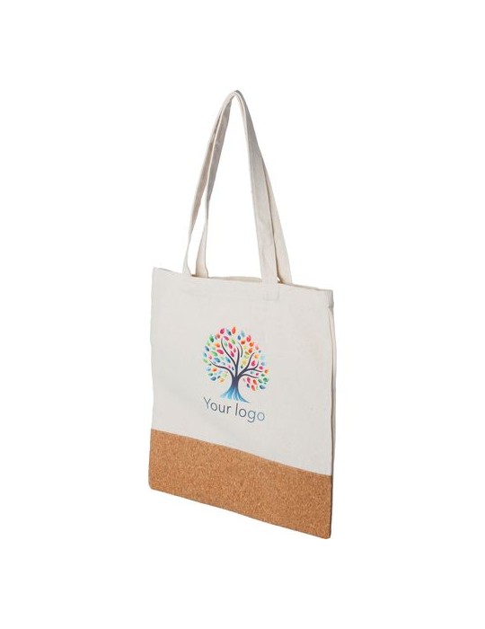 Sac Shopping en Coton et Liège Personnalisé - Dalia