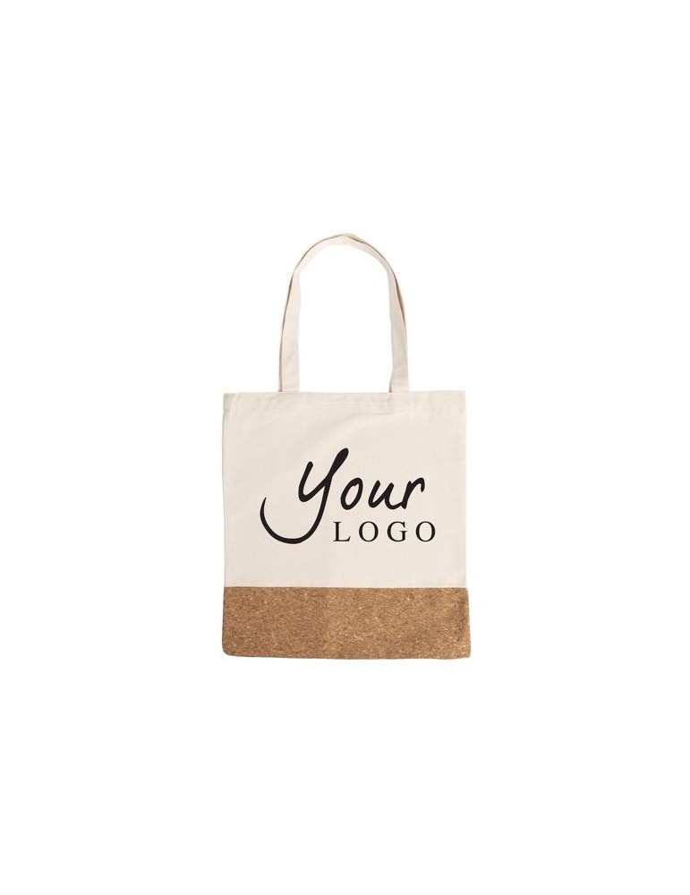 Sac Shopping en Coton et Liège Personnalisé - Dalia