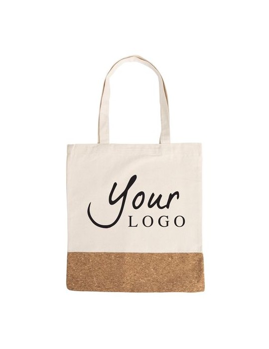 Sac Shopping en Coton et Liège Personnalisé - Dalia