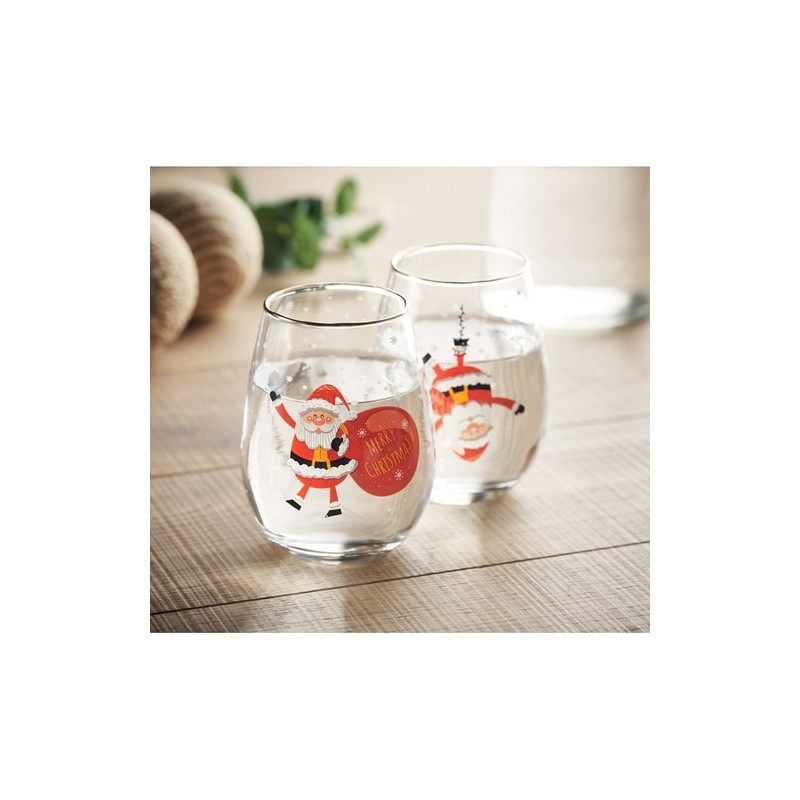 Set de 2 Verres de Noël Élégants