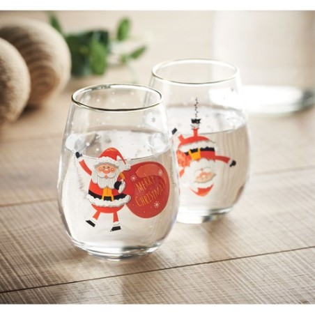 Set de 2 Verres de Noël Élégants