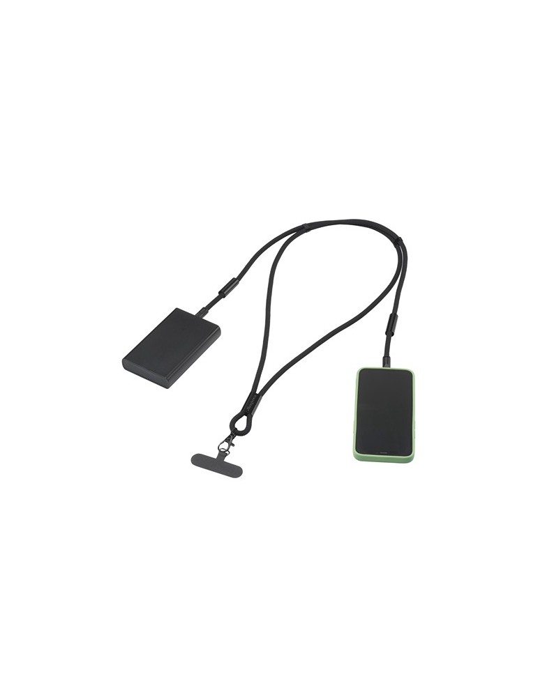 Lanyard 2-in-1 GRS RPET Load & Sync USB Cable