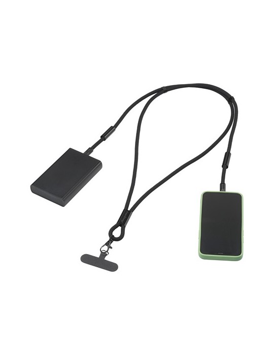 Lanyard 2-in-1 GRS RPET Load & Sync USB Cable