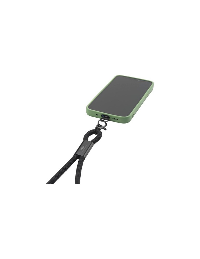 Lanyard 2-in-1 GRS RPET Load & Sync USB Cable