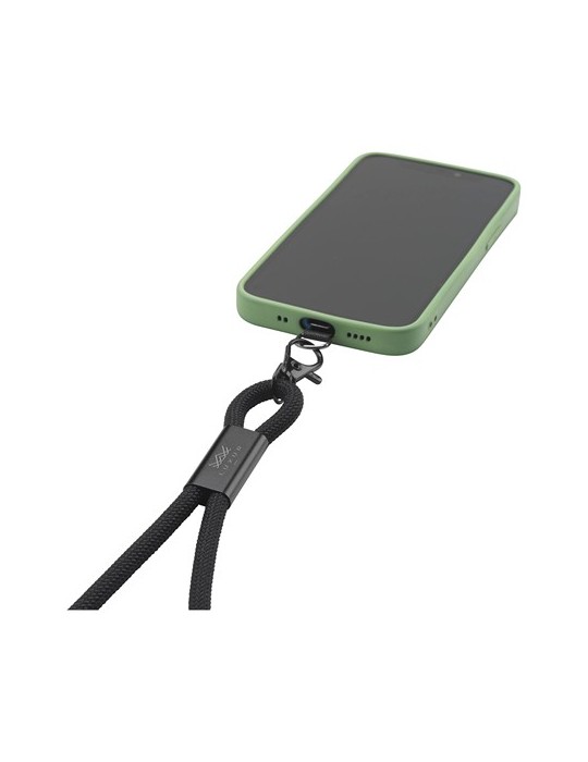Lanyard 2-in-1 GRS RPET Load & Sync USB Cable