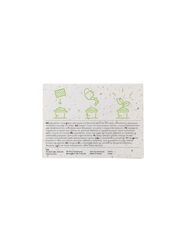 Memo Growing Paper Sticky Notes bloc-note