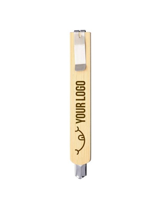Cutter en bambou publicitaire Jeffrey