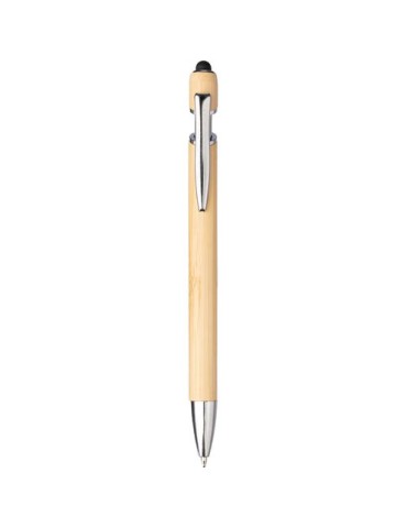 Stylo bille personnalisé en bambou Manuela pas cher