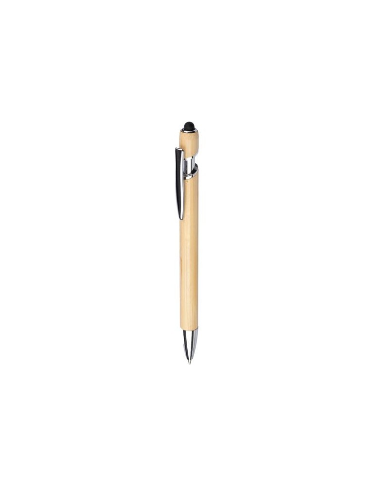 Stylo bille personnalisé en bambou Manuela pas cher