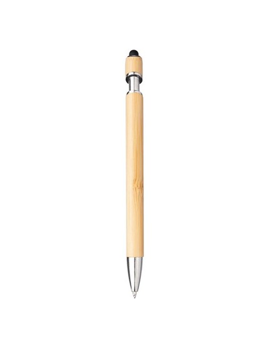 Stylo bille personnalisé en bambou Manuela pas cher