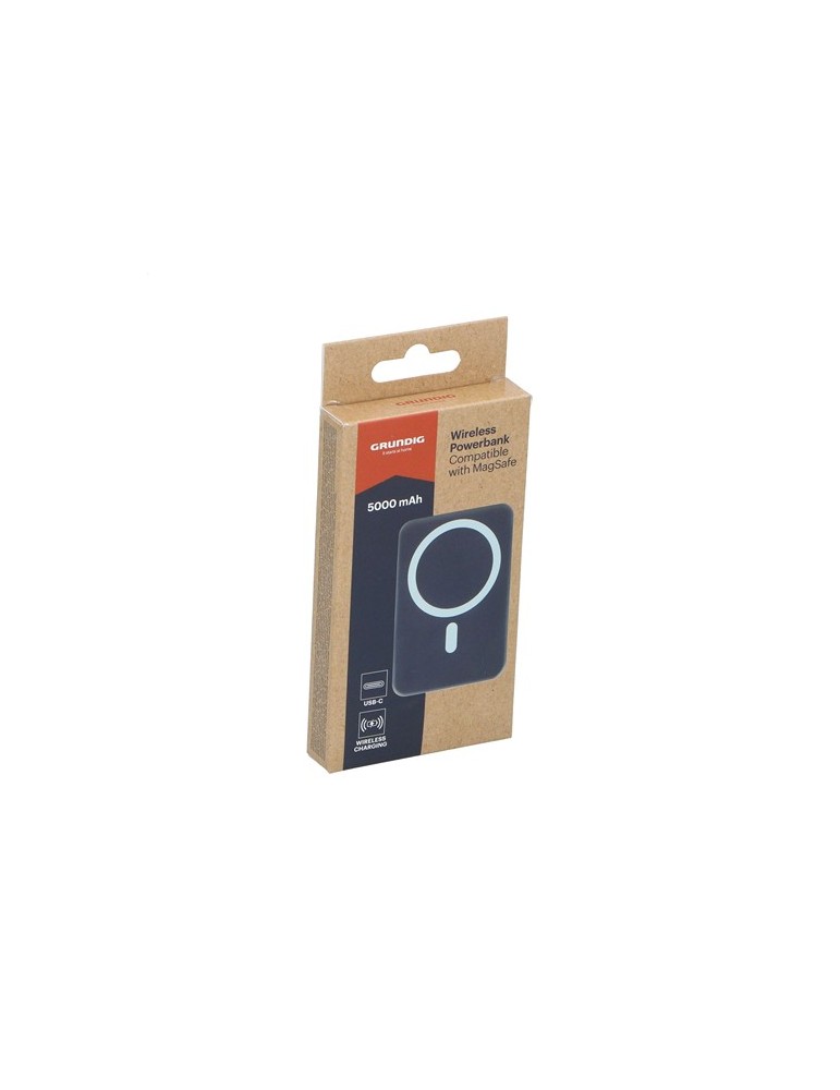 Grundig Wireless Magnetic Powerbank Mini 5000mAh