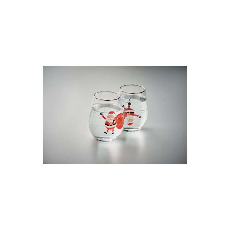 Set de 2 Verres de Noël Élégants