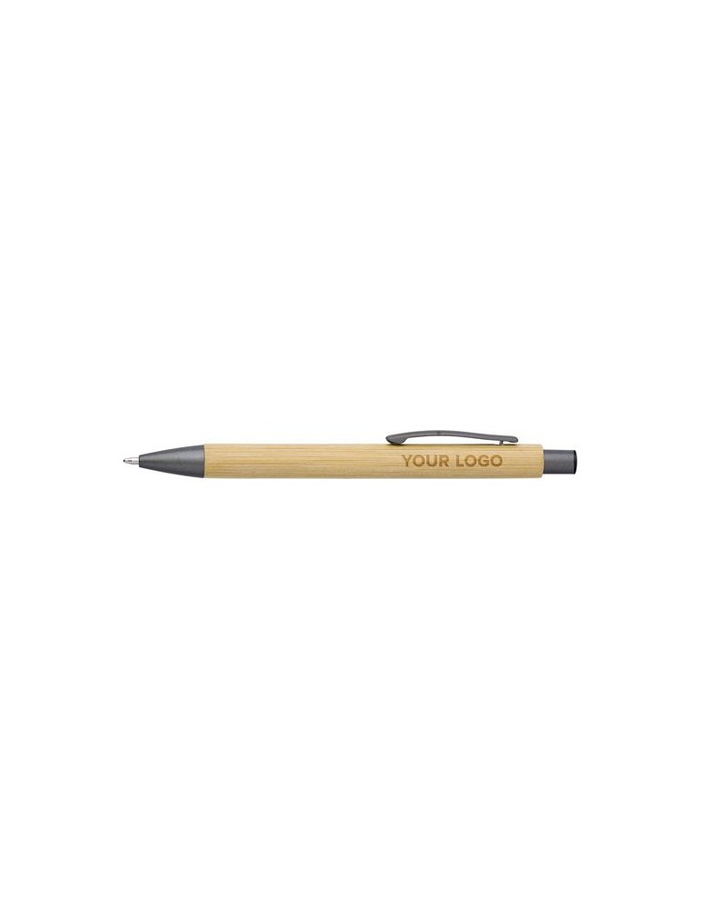 Stylo bille  en bambou pratique - Kalani