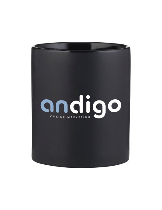 Kitty Mug Matt Black 350 ml