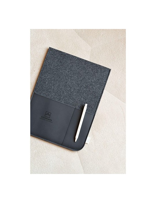 Recyc Felt&Apple Imitation Leather LaptopSleeve 16p