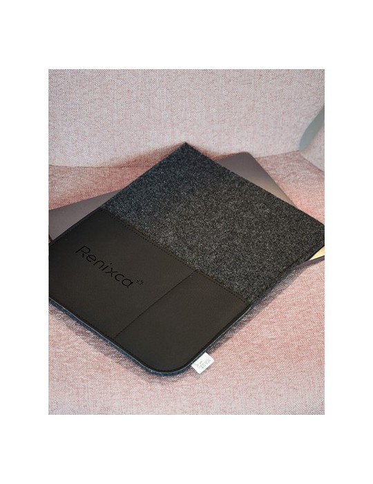 Recyc Felt&Apple Imitation Leather LaptopSleeve 16p