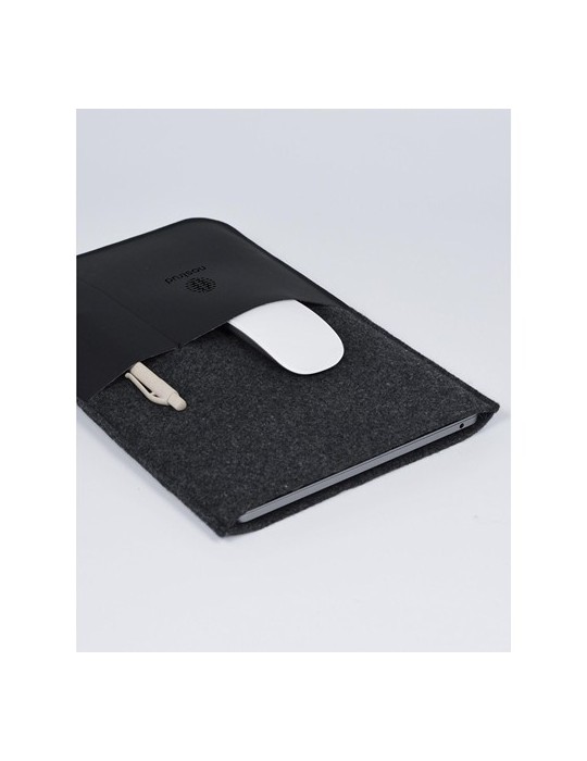 Recyc Felt&Apple Imitation Leather LaptopSleeve 16p