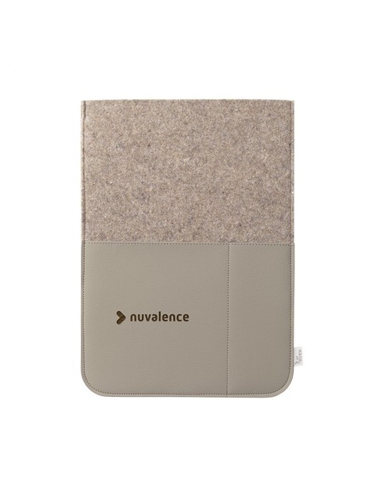 Recyc Felt&Apple Imitation Leather LaptopSleeve 16p
