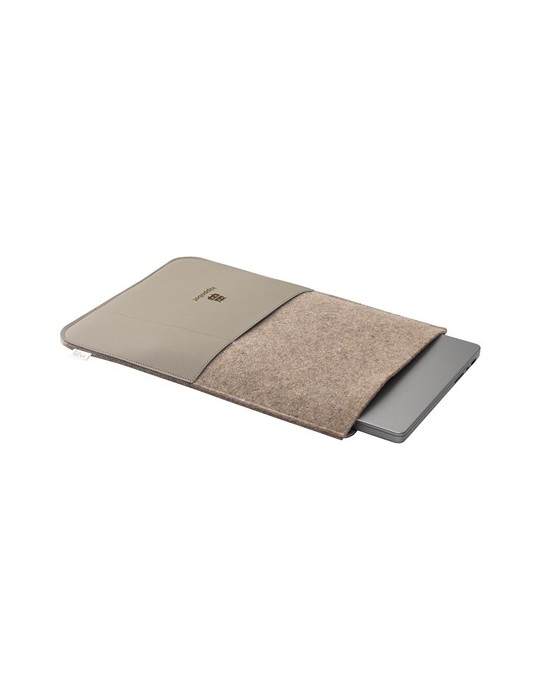 Recyc Felt&Apple Imitation Leather LaptopSleeve 16p
