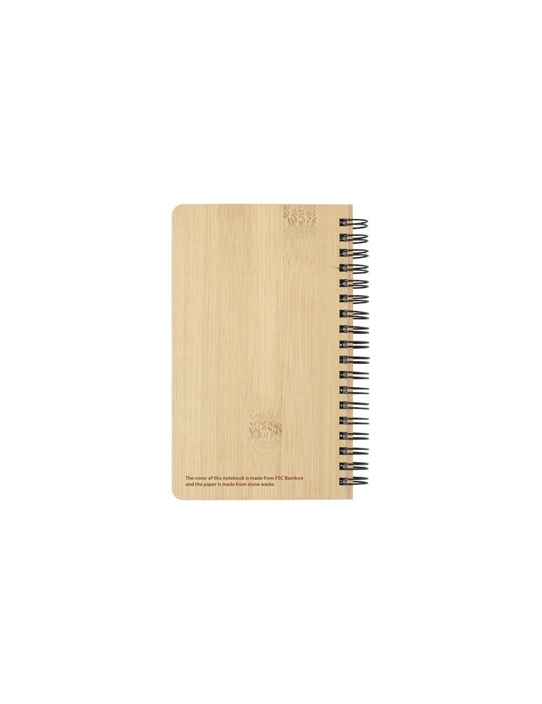 Notebook made from Stonewaste-Bamboo A6 carnet de notes