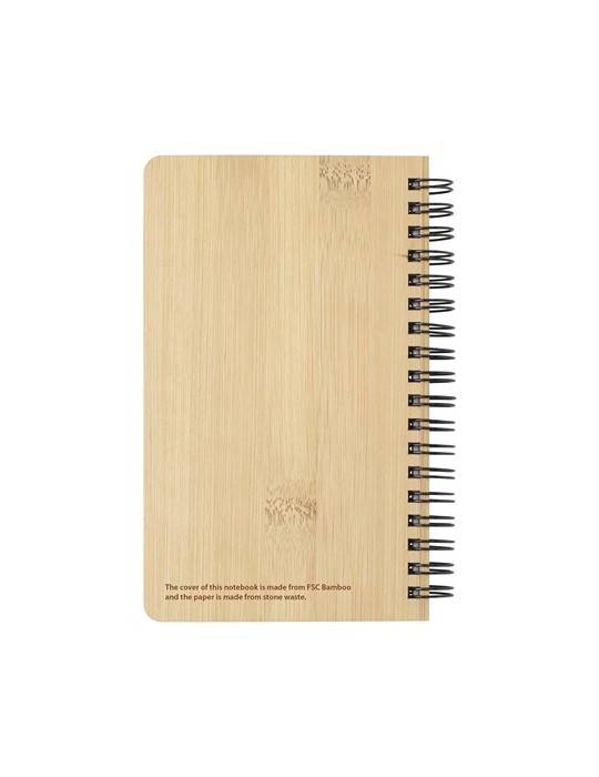 Notebook made from Stonewaste-Bamboo A6 carnet de notes