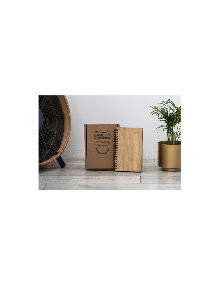 Notebook made from Stonewaste-Bamboo A6 carnet de notes