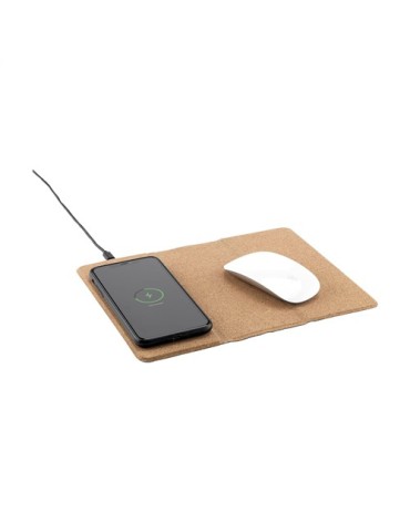 Cork Wireless Charging Mousepad tapis de souris