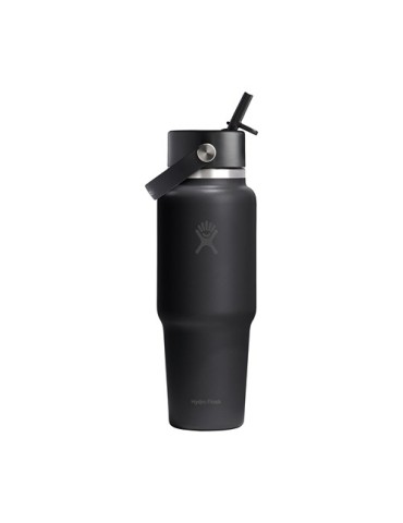 Hydro Flask Wide Mouth Travel Bottle with Flex Straw Cap 946 ml bouteille d'eau