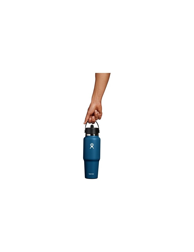 Hydro Flask Wide Mouth Travel Bottle with Flex Straw Cap 946 ml bouteille d'eau