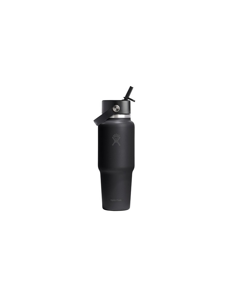 Hydro Flask Wide Mouth Travel Bottle with Flex Straw Cap 946 ml bouteille d'eau