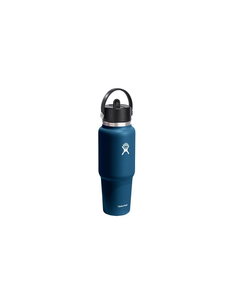 Hydro Flask Wide Mouth Travel Bottle with Flex Straw Cap 946 ml bouteille d'eau