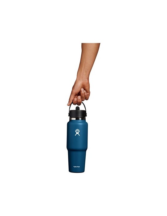 Hydro Flask Wide Mouth Travel Bottle with Flex Straw Cap 946 ml bouteille d'eau