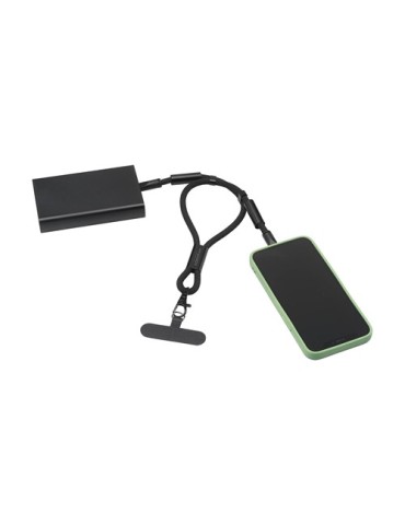 Wrist Lanyard 2-in-1 GRS RPET Load & Sync USB Cable 2
