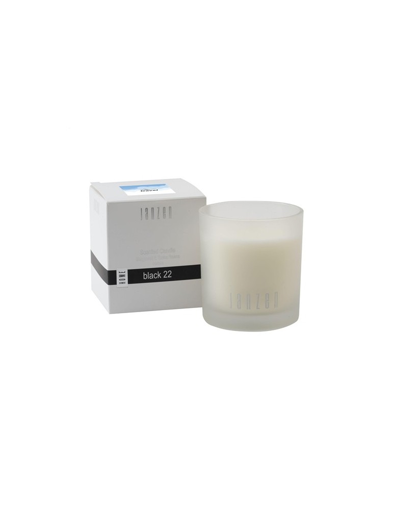 JANZEN Scented Candle Black 22 bougie parfumée