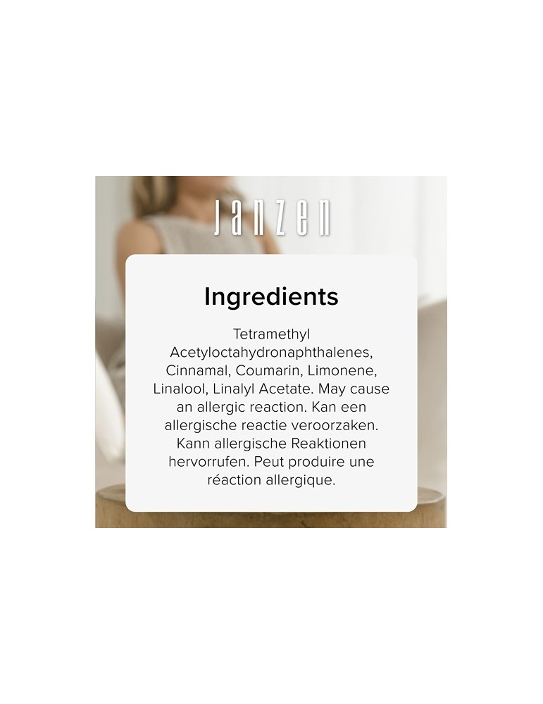 JANZEN Scented Candle Black 22 bougie parfumée