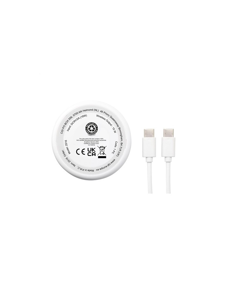All-in-one RCS Recycled 15W Magnetic Wireless Charger